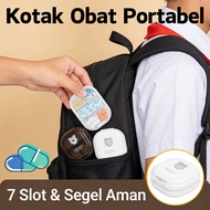 Medicine Box Daily Box Portable Travel Mini 7 Days Medicine Box Storage Divider