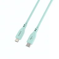 omars炫彩快速傳輸充電線 PD20W Type-C to Lightning-1M:湖水綠
