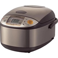 Zojirushi NS-TSC10 5-1/2-Cup (Uncooked) Micom Rice Cooker and Warmer, 1.0-Liter, Stainless Brown ghnu11532