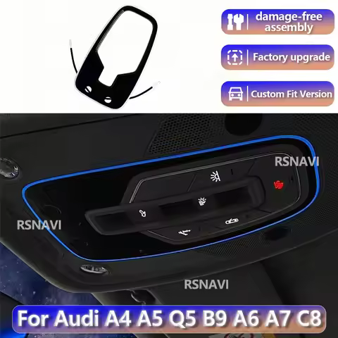 RGB color streamer Plug and play for Audi A4 A5 Q5 B9 A6 2016 - 2025 Reading Light Ambient Light Ori
