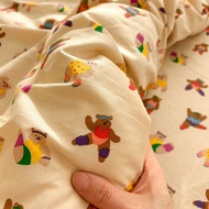 Cotton Cartoon Bedsheet Single