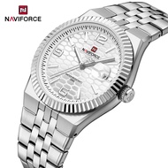 NAVIFORCE NF9277 Quartzwatch Waterproof Luminous Calendar Magnifying Glass Window Japanese Movement 