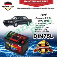 Münster Robust MF CMF DIN75 | DIN75L | 57539 (75AH) Car Battery Bateri Kereta for Ford Granada 2.8 G
