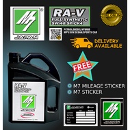 M7 JAPAN ENGINE OIL RA-V FULLY SYNTHETIC 5W-40 SP CK 4L MOTOR LUBRICANT MINYAK HITAM 5W40 ONLINE DEL