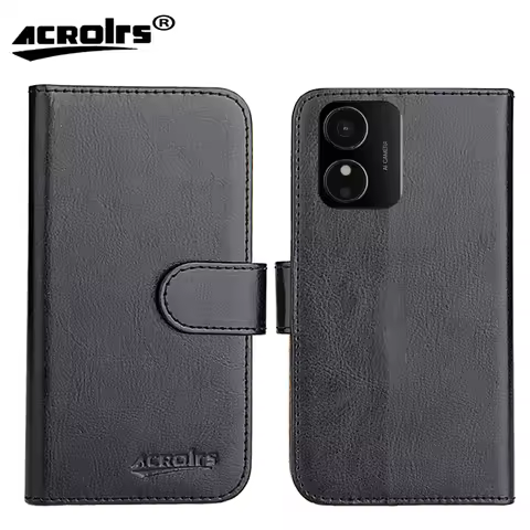 HMD Arc Case 6.52" 6 Colors Fashion Flip Wallet Card Slots Leather Protective Cover Protective Phone