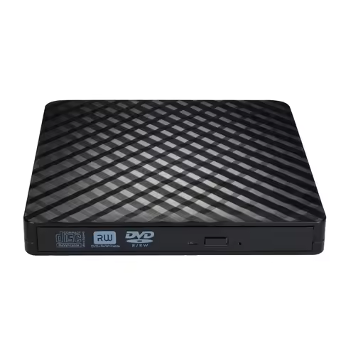 M07K-External CD DVD Drive, USB 3.0 And Type-C Portable CD DVD +/-Rw Drive Reader, DVD/CD ROM Burner