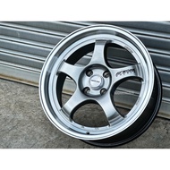 New Car Sport Rim Flow Forming 7.5KG WORK MEISTER S1R Wheels 17x7J 4x100 ET40 Hyper Black with Lip -