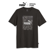 PUMA BASICS - GRAPHICS Mens Tee สีดำ  67719501