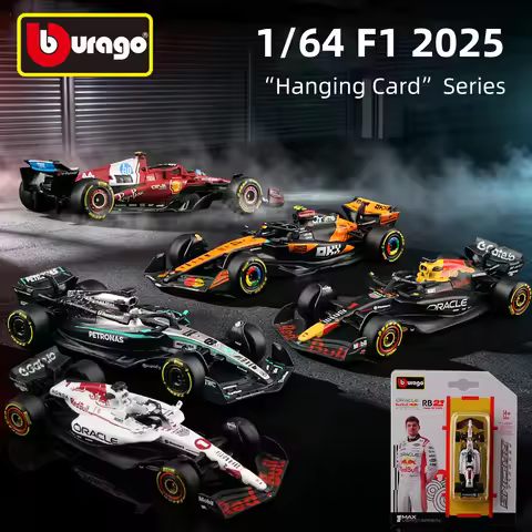 Bburago New Arrival 1:64 F1 Racing Car Model Red Bull RB21 Ferrari Mercedes McLaren Team Collectible