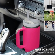 *****Travel quencher tumbler Stainless Steel Handle 40Oz