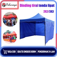 Dinding tirai tenda lipat 3 meter / tenda jualan bongkar pasang / Dinding Tenda lipat / tenda lipat 3x3 full set / tenda jualan / Atap Tenda Lipat 3x3 2x2 / tenda buat jualan kaki lima / tenda buat jualan pinggir jalan / Atap Tenda Lipat 3x3 Tebal Speeds