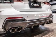 Kc汽車部品 BMW G22 G23 後下巴 [T款] 乾式碳纖維 濕式碳纖維 430 440