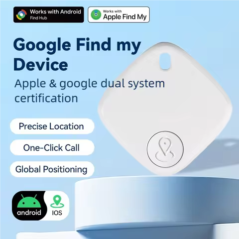 Bluetooth Tracker – Compatible with Apple Find My or Google Find Hub Network Android GPS Tracker Dev