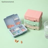 [fashionstore1] 9 Grids Mini Pill Case Plastic Travel Medicine Box Cute Small Tablet Pill Storage Organizer Box Holder Container Dispenser Case [sg]