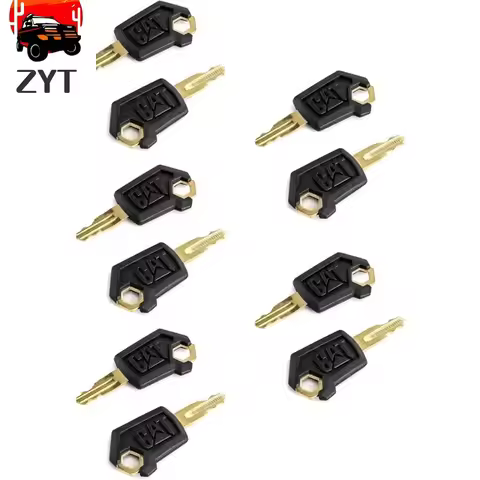 5PCS ignition key set 5P8500 8H5306 F0002 for CAT loaders, excavators, bulldozers