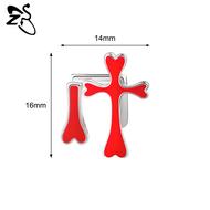 1 cái hip hop Nắp răng Đánh bóng niềng răng Punk dưới dưới grillz răng ngôi sao tình yêu hình dạng d