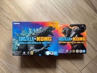 二手 Bandai s.h.monsterarts Godzilla & Kong From Movie Godzilla VS Kong 2021 SHM 哥斯拉 金剛