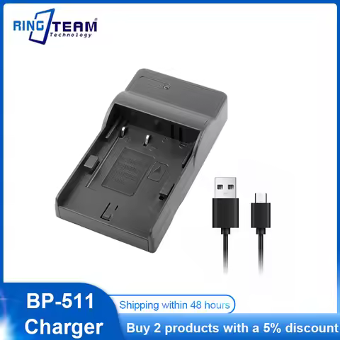 CB-5L CG-560 CG-570 CG-580 USB Charger for Canon BP-508 BP-511 BP-511A BP-512 BP-514 BP-522 BP-535 C
