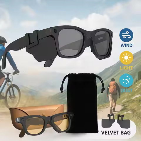 Light Blocking Side Shields for Ray-Ban Meta Wayfarer RW4008/RW4006/Skyler RW4010/RW4009/RW4009F Eye