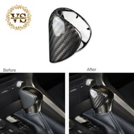 for LEXUS IS250 ES NX RX GS RC Carbon Fiber Gear Shift Knob Head Cover Sticker