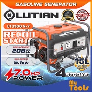 Mytools LUTIAN Gasoline Generator LT3900N-7 Recoil Start 7.0HP 208cc | Mesin Penjana Kuasa Enjin Pet
