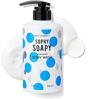 DUFT & DOFT Sophy Soapy Perfumed Body Wash 17.6 fl oz with 6 Blue Herbs, Through Cleansing without S