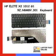 HP ELITE X2 1012 G1 9Z.NBMBV.301 black without frame Keyboard