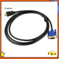 [Fx] 6Ft 18M VGA HDMI-compatible Gold Male To VGA HD-15 Male Cable 1080P HDMI-compatible-VGA M/M Wir