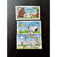 GE123 Germany comic stamps mixed used 3 different