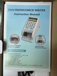 打印機自動支票機～有美金💲人民幣¥港幣$