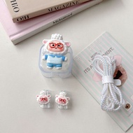 Cute Animal cable protector Charger Case Cute Cartoon Charger Protector Cover Compatible with  iPhon