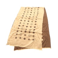 【二手】LOUIS VUITTONEtol Venice Monogram 女士真絲圍巾，二手 B