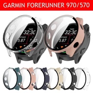 Garmin Forerunner 570 42mm/570 47mm/970 Hard PC With Tempered Glass Full Coverage Protector Cover