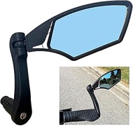 Hafny 2021 NEW Bar End Bike Mirror, HD Automotive Grade Glass Lens, Shatterproof, Adjustable Cycle M