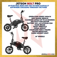JETSON BOLT PRO Electric bicycle Skuter elektrik Basikal elektrik dewasa scooter adult E bike pedal Sekuter motor letrik