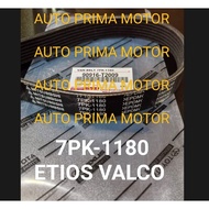 FAN VAN V BELT FAN STRAP 7PK1180 ETIOS VALCO 7PK-1180 OEM