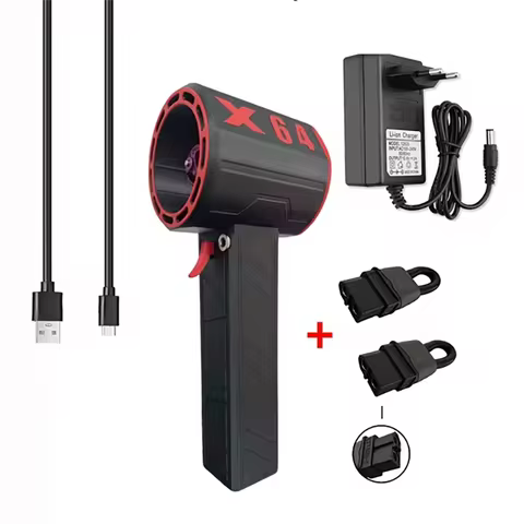 X64 Violent Blower Handheld Turbo Jet Fan 64mm Brushless Powerful 1400G Thrust 1000W Highpower Duct 