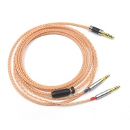 16 Cores Headphone Upgrade Copper Cable  For Hifiman Arya HE1000se HE6se HE4xx Denon AH-D7200 AH-D92