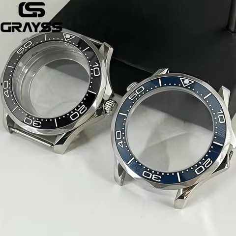 For Seahorse 41mm Stainless Steel Watch Case ST1612 Miyota 8215 DG 2813 Automatic Movement 10mWaterp