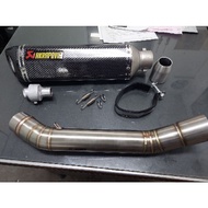 kawasaki z750 exhaust akrapovic