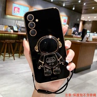Astronaut Stand Phone Case Suitable For Samsung Galaxy A55 A35 A54 A34 S23 S24 Ultra S24 FE Protecti