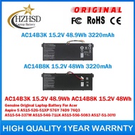 AC14B3K 15.2V 48.9Wh AC14B8K Genuine Original Laptop Battery For Acer Aspire5 A515-52G-51XP 57GY 74D
