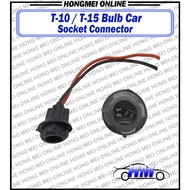 5PCS OR 10PCS (5 BIJI / 10 BIJI) T10/T15 Bulb Car Socket Connector