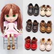 1Pair Dolls Leather Shoes For 1/6 Blyth 30cm Doll Sandals As Fit 1/8 BJD Doll Clothes Accessories Toy Gift-haolide outlets