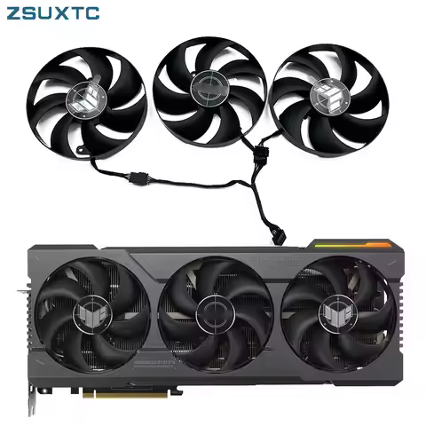 105MM CF1015U12D For ASUS TUF Gaming RTX 4080 4090 OC Video Card Fan T129215SU RTX4080 RTX4090 Graph