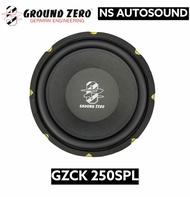 ลำโพงเสียงกลาง GROUND ZERO10นิ้ว GZCK 250XSPL 250 mm / 10″ SPL midwoofer