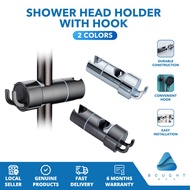 Adjustable Shower Head Holder  Silver Black Chrome for Slide Bar 360 Degree Rotation Sprayer Shower 