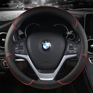 Microfiber Leather Car Steering Wheel Cover For BMW E90 320i 325i 330i 335i E87 120i 130i 120d Auto 
