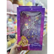 Disney Princess tiara wand and bracelet accessories set feeling Aurora Crown Necklace bracelet Stick