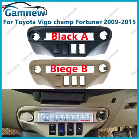 Base Switch cover Panel Frame Dashboard Fits For Toyota Vigo Champ Hilux Fortuner 2009-2015